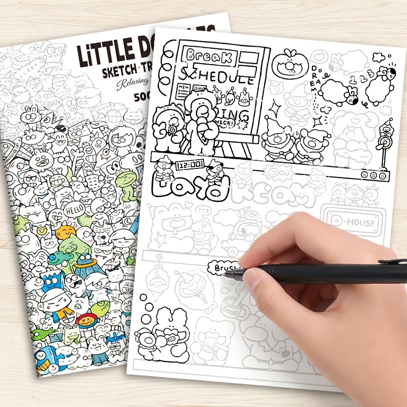 Adult Coloring Book Stress Relief - Stressverlichtende kleurboeken met tekeningen voor volwassenen,