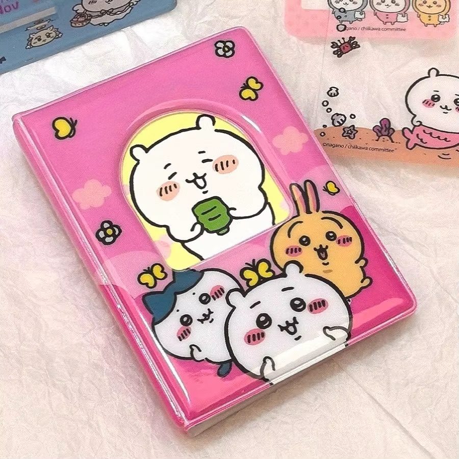 Kpop Photo Card Binder 3 Inch - Kawaii jiyi 3-inch fotokaartalbum, schattig cartoon