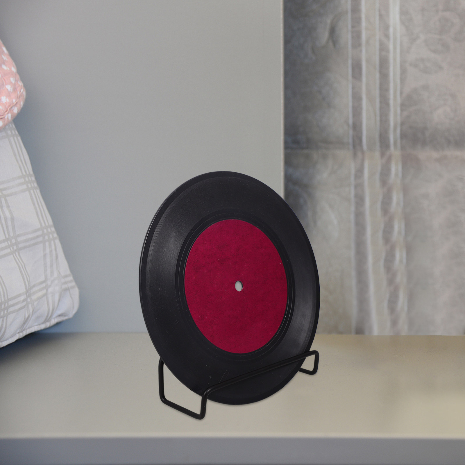 Magazines - Wandmontage ijzeren vinylplatenrek, multifunctionele tijdschriftenhouder, opbergplank,