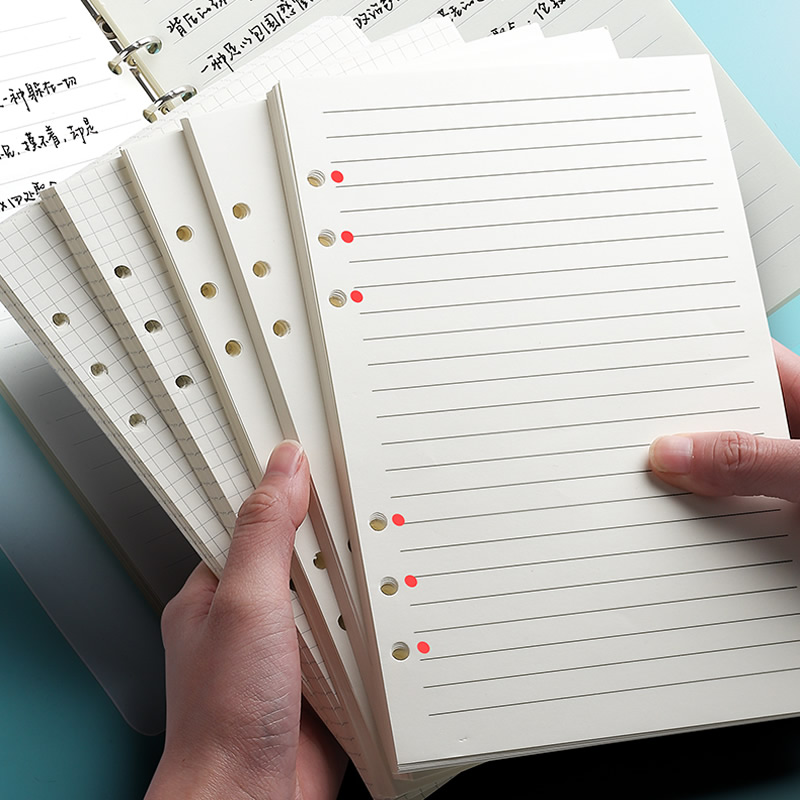 A5 Spiral Dotted Grid Notebook - A5 A6 losbladig notitieboek navulling spiraalbinder