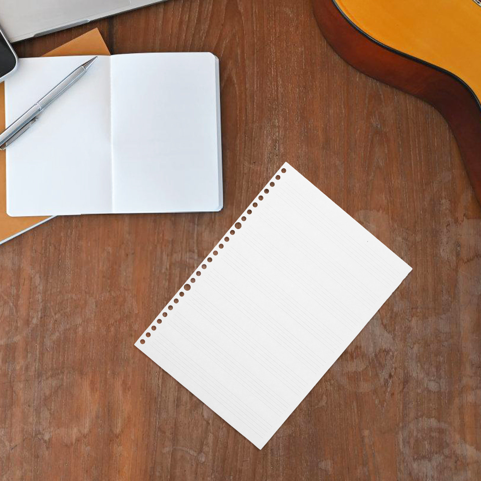 Blank Sheet Music Notebook - 2 boeken blanco notitieboek met losse