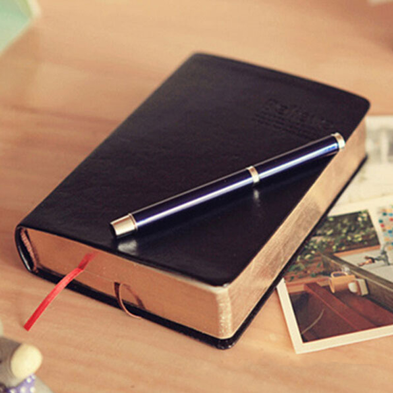 Vintage Leather Journal Notebook - Vintage dikke lederen bijbel notebook leeg