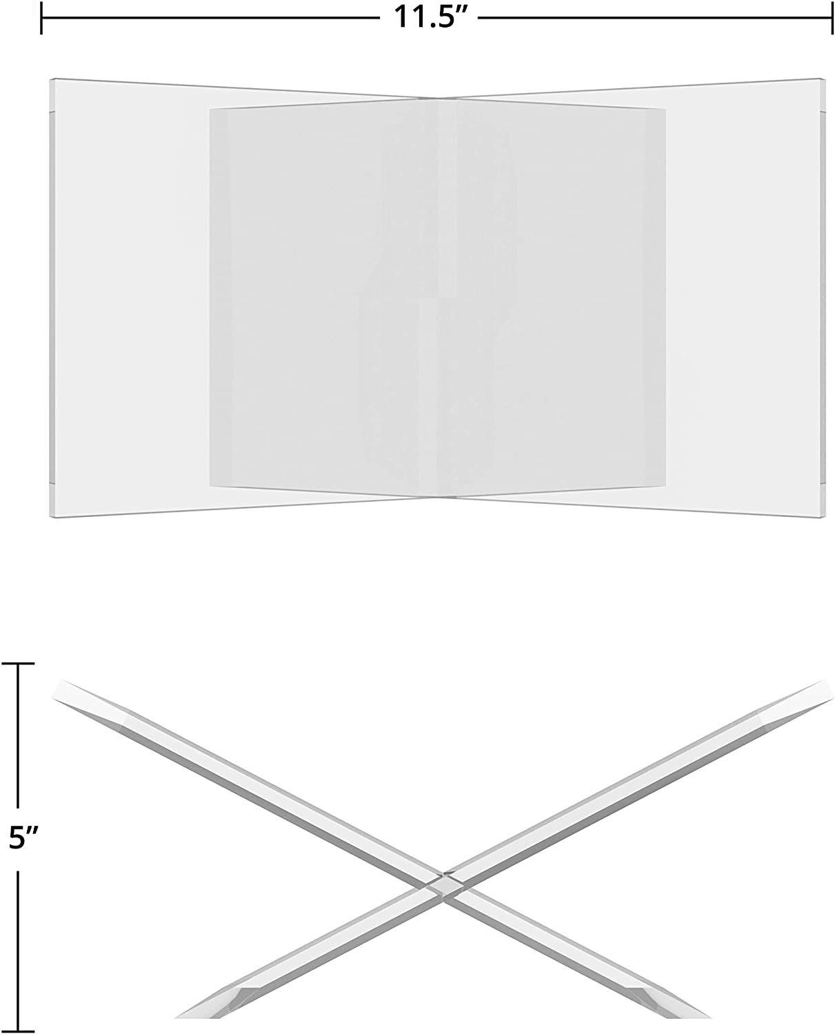 Transparante acryl open boeken - Clear Acrylic Book Stand Holder recensie en prijs