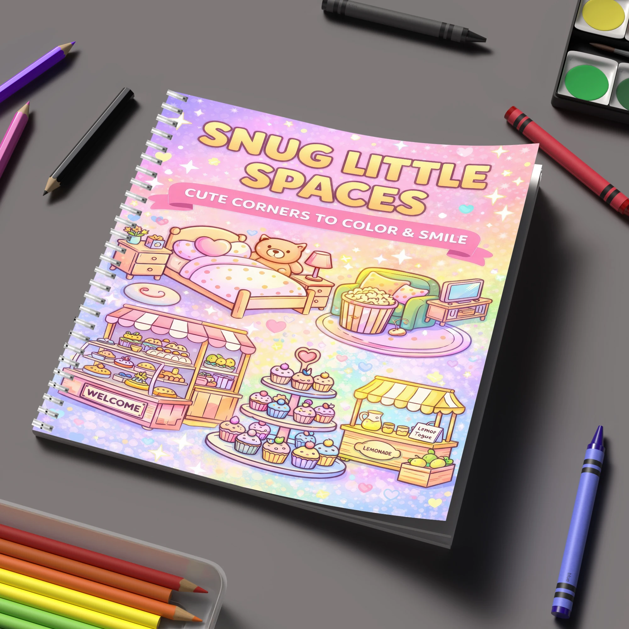 Kleurboek Kleine ruimtes voor  - Adult Coloring Book Stress Relief recensie en prijs