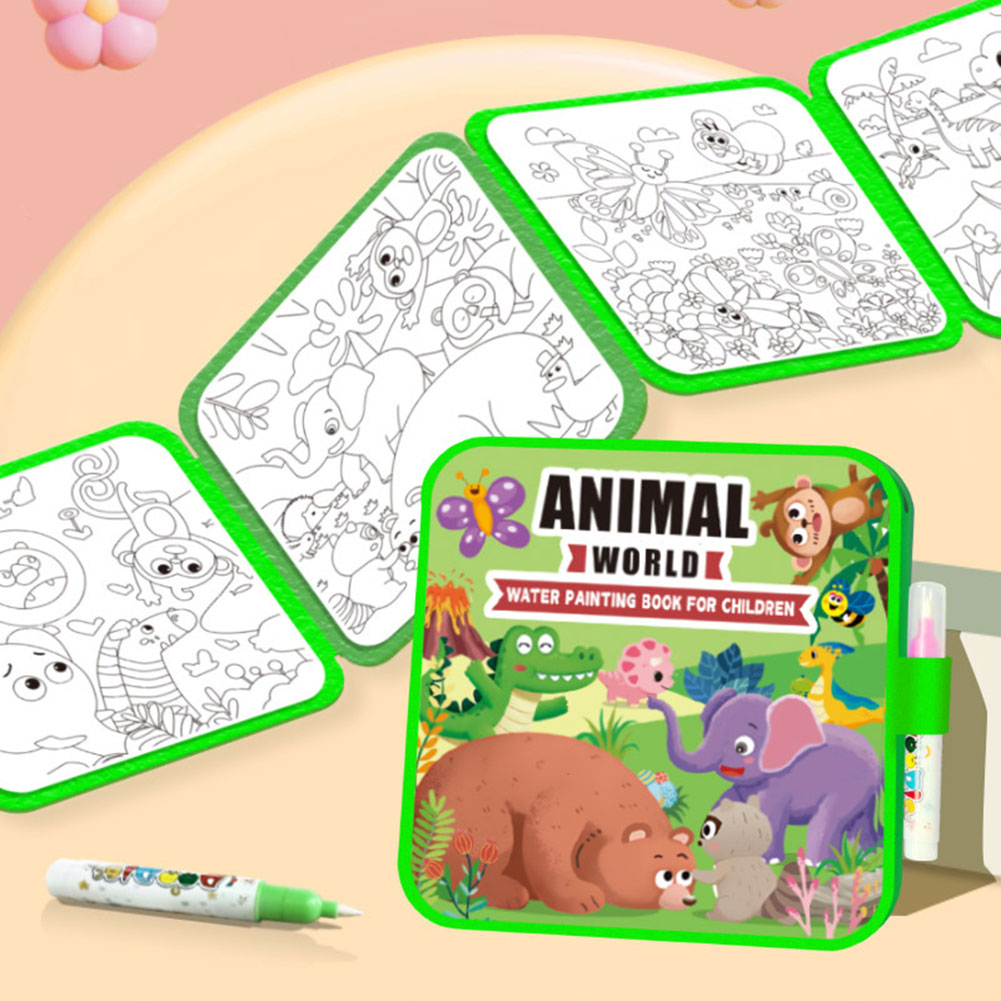 Kids Magics Waterkleurboeken H - Reusable Water Magic Coloring Book recensie en prijs