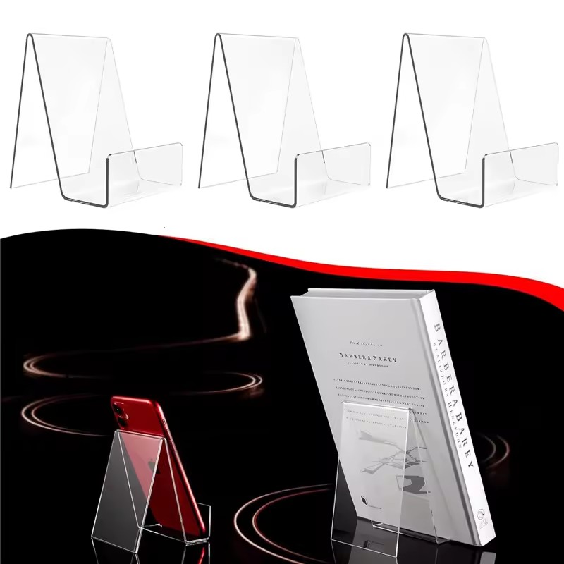 4 stuks transparante verstelba - Clear Acrylic Book Stand Holder recensie en prijs