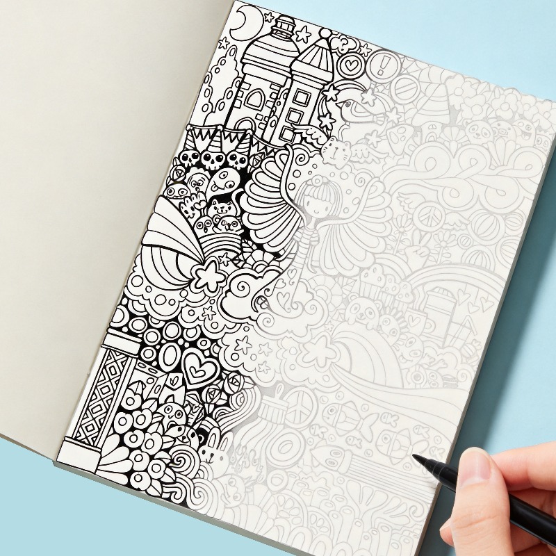 Een handgetekend graffitiboek  - Adult Coloring Book Stress Relief recensie en prijs