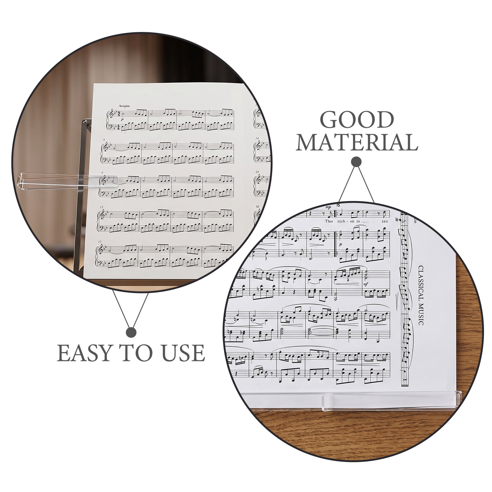 6 paar transparante acrylclips - Clear Acrylic Book Stand Holder recensie en prijs