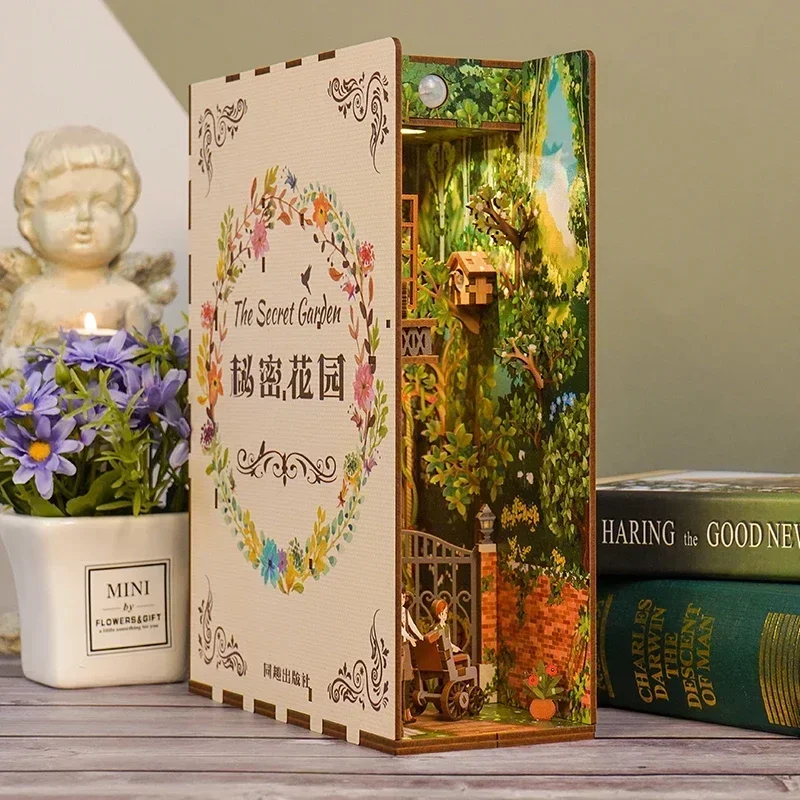 DIY houten boekenhoekje plank  - Diy Wooden Book Nook Kit Shelf Insert recensie en prijs