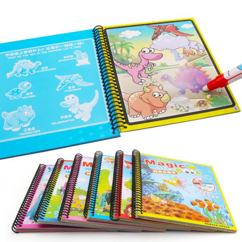 Herbruikbare schilderkunst Mag - Reusable Water Magic Coloring Book recensie en prijs