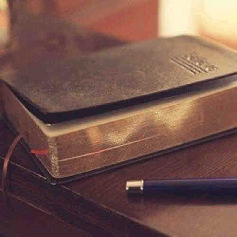 Vintage dikke lederen bijbel n - Vintage Leather Journal Notebook recensie en prijs