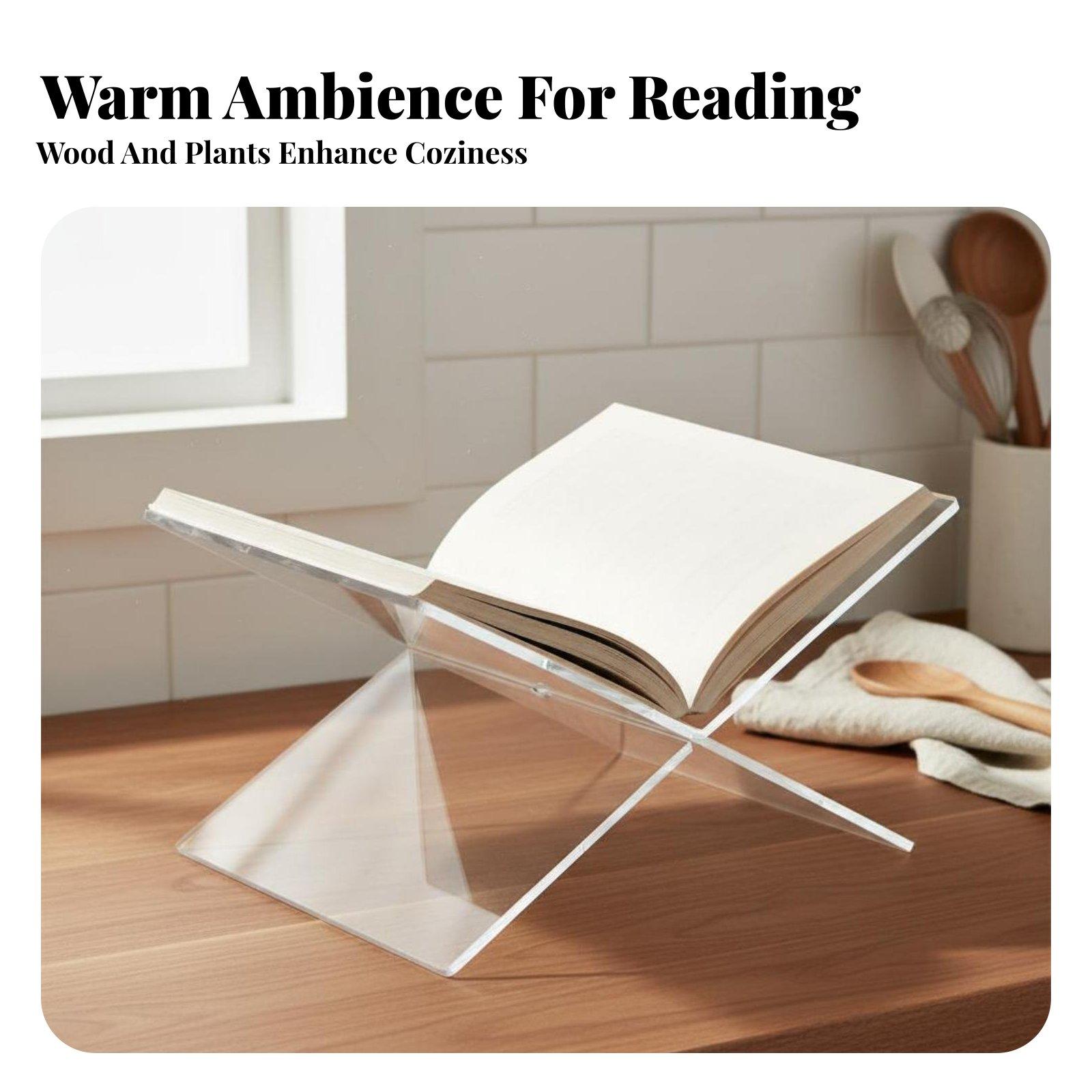 Acryl boekenstandaard, dikke,  - Clear Acrylic Book Stand Holder recensie en prijs